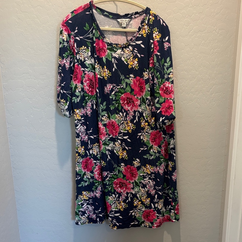 The Pioneer Woman Navy Floral Top
